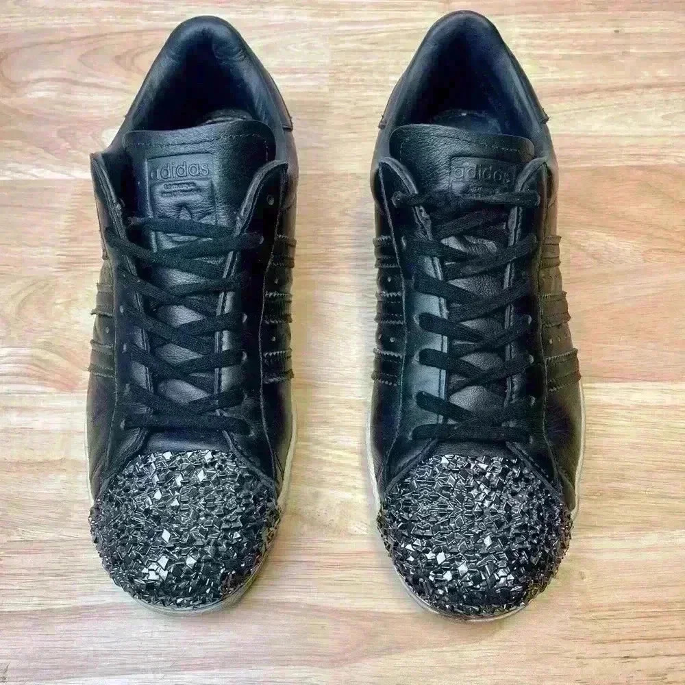 Adidas Superstar 80s 3D Metal Shoes BB2033 Black Sneakers Size 10.5